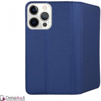 Telone atverčiamas dėklas - mėlynas (Apple Iphone 14 Pro)